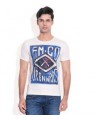 Flying machine-white T-shirt