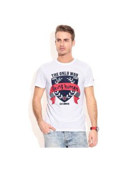 Being human-White T-shirt