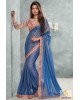 royal-blue-silk-party-wear-saree-with-fancy-blouse