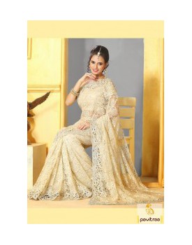 beautiful-cream-net-designer-saree