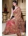 pink-beige-_embroidery-net-saree