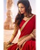 Red saree-party wear