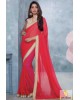 pink party wear saree 