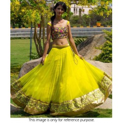 Green lehenga