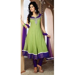 green readymade salwar