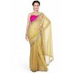 Gold foil saree adorn in kundan