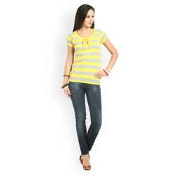 Yellow casual T-shirt