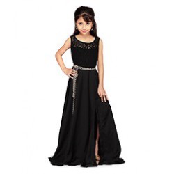 Black party wear dress