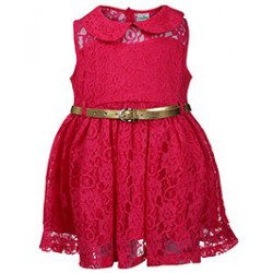 Maroon party wear dress