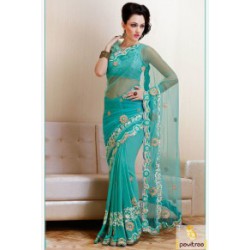 ice-blue-_sarees--net saree